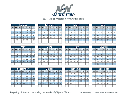 City-of-Webster-Recycling-Schedule-2026 City-of-Webster-Recycling-Schedule-2026